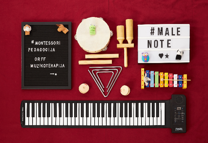 Naslovna slika: Edukacija "Online edukacija- "Elementi Montessori pedagogije i muzikoterapije u praktičnom radu s djecom""