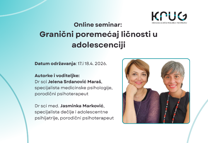 Naslovna slika: Edukacija "Online seminar: Granični poremećaj ličnosti u adolescenciji"