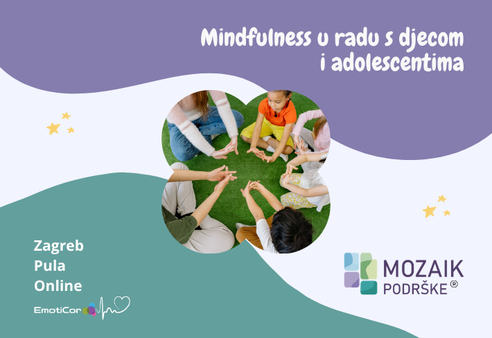 Naslovna slika: Edukacija "Mindfulness u radu s djecom i adolescentima"