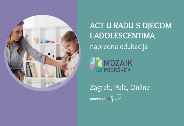 Naslovna slika: Edukacija "ACT u radu s djecom i adolescentima - napredna edukacija"