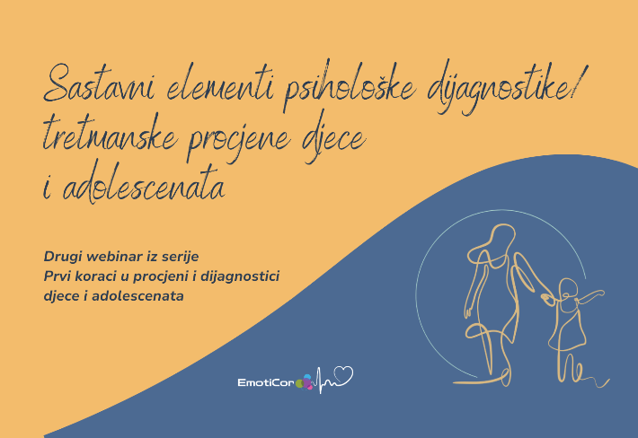 Naslovna slika: Edukacija "Sastavni elementi psihološke dijagnostike/tretmanske procjene djece i adolescenata"